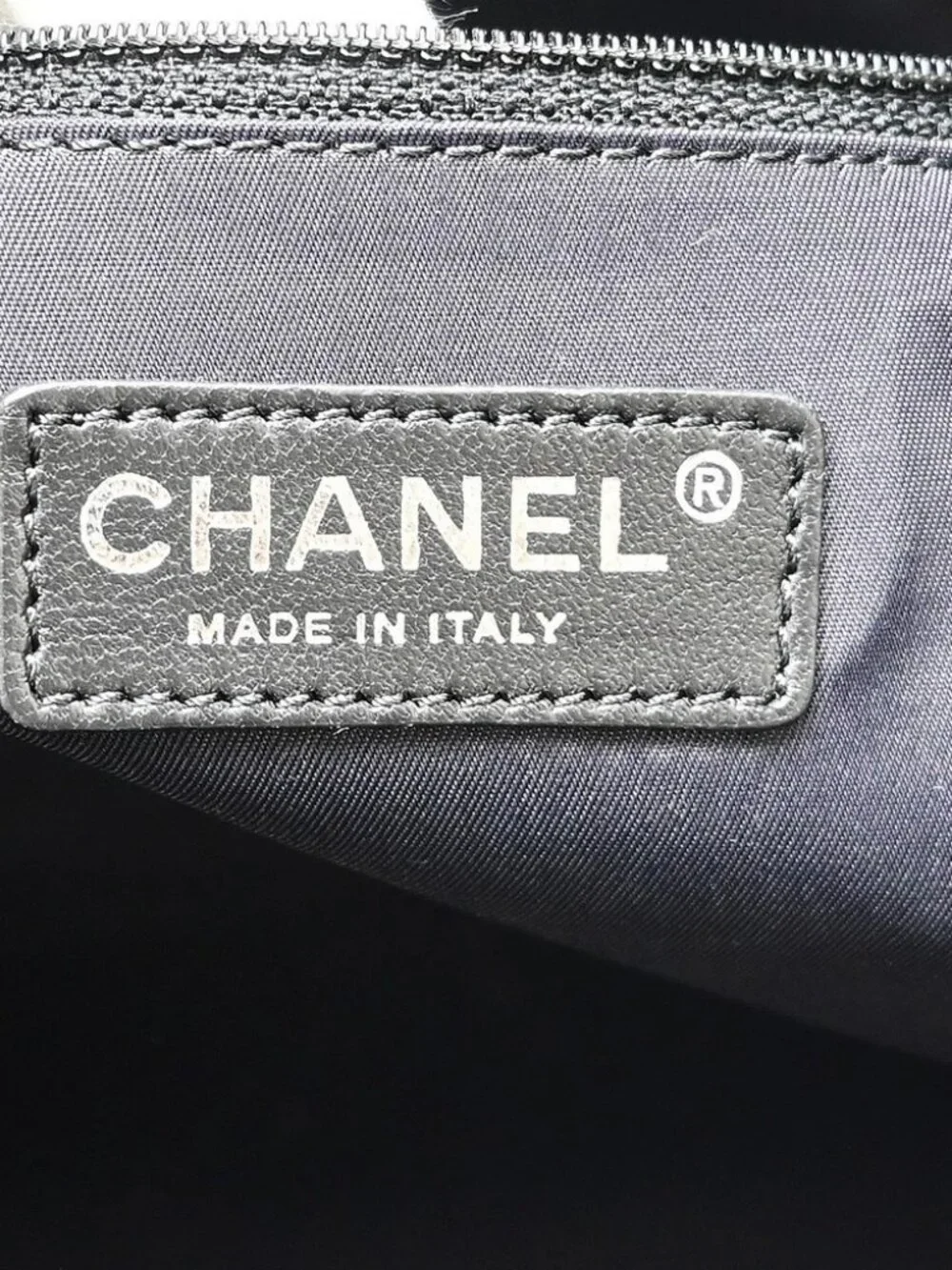 Chanel Black Coated Canvas Paris-Biarritz MM Tote Handbag